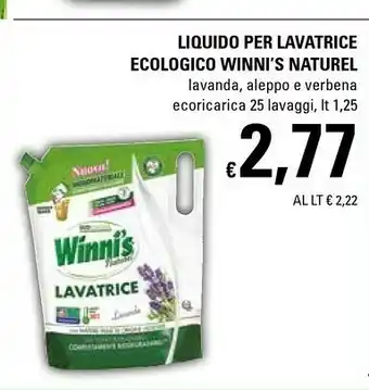 Basko Winni's Liquido Per Lavatrice Ecologico Naturel offerta