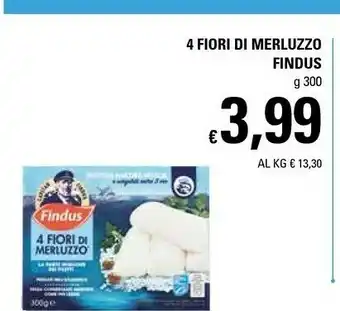 Basko Findus 4 Fiori Di Merluzzo 300 G(ml) offerta