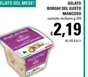 Basko Mancuso Gelato Borghi Del Gusto offerta