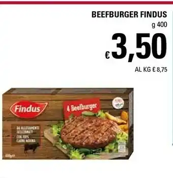 Basko Findus Beefburger 400 G(ml) offerta