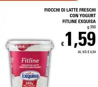 Basko Exquisa Fiocchi Di Latte Freschi Con Yogurt Fitline offerta