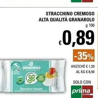Basko Granarolo Stracchino Cremoso Fatto Con Latte Fresco Di Alta Qualità 100 G(ml) offerta