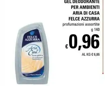 Basko Felce Azzurra Gel Deodorante Per Ambienti Aria Di Casa offerta