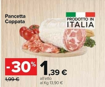 Carrefour Market Pancetta Coppata offerta