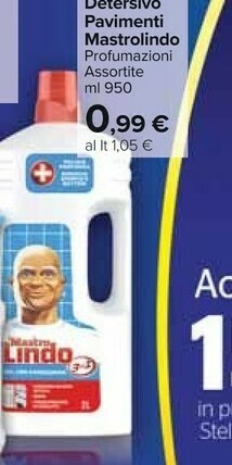 Carrefour Market Mastro lindo Detersivo Pavimenti offerta