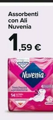 Carrefour Market Nuvenia Assorbenti Con Ali offerta