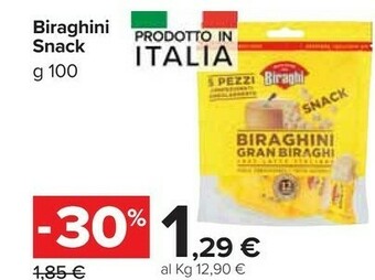 Carrefour Market Biraghi Gran 100% Latte Italiano Grattugiato Fresco 100 G(ml) offerta
