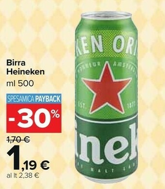 Carrefour Market Heineken Birra offerta