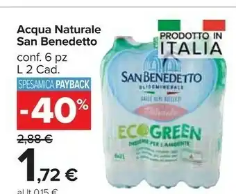 Carrefour Market San Benedetto San Benedetto - Acqua Naturale offerta