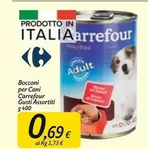 Carrefour Market Carrefour - Bocconi Per Cani 400 G offerta