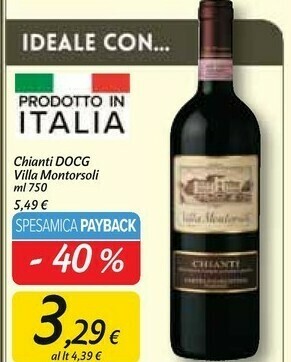 Carrefour Market Villa Montorsoli Chianti Docg offerta