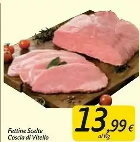 Carrefour Fettine Scelte Coscia Di Vitello offerta