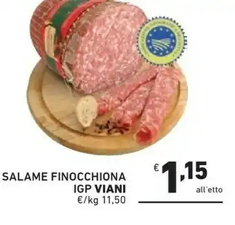 Ok Market Salumificio viani Salame Finocchiona Igp offerta