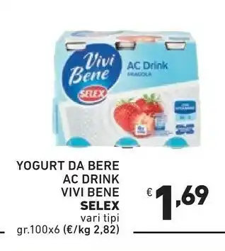 Ok Market Selex AC Drink Bianco Vivi Bene 600 G(ml) offerta