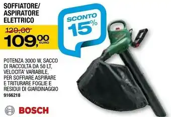 Self Bosch Aspiratore Elettrico 9166218 offerta