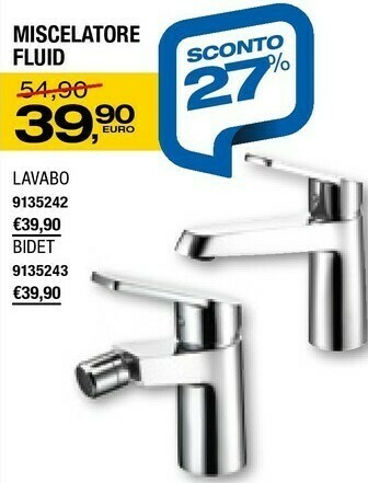 Bricofer Miscelatore Fluid offerta