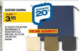 Bricofer Cuscino Damina offerta