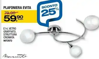 Bricofer Plafoniera Evita offerta