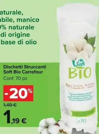 Carrefour Market Carrefour Dischetti Struccanti Soft Bio offerta