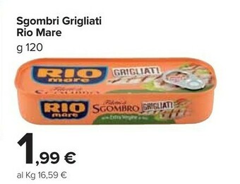 Carrefour Market Rio Mare Sgombri Grigliati offerta