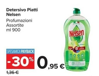 Carrefour Market Nelsen Detersivo Piatti offerta
