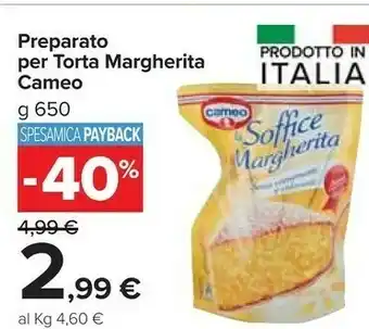 Carrefour Market Cameo Preparati per torte offerta