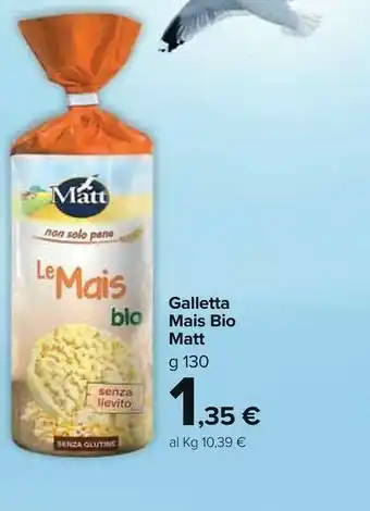Carrefour Market Matt Gallette di mais offerta