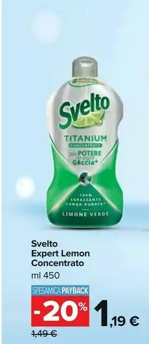 Carrefour Market Svelto Expert Lemon Concentrato offerta