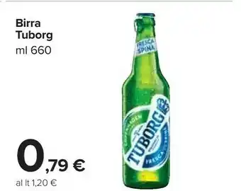 Carrefour Market Tuborg Birra 660 G(ml) offerta