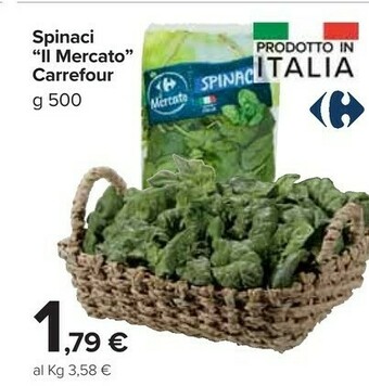 Carrefour Market Carrefour Spinaci Il Mercato offerta