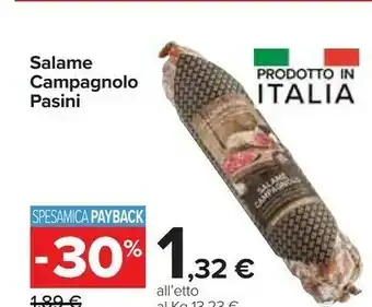 Carrefour Market Campagnolo Pasini Salame offerta