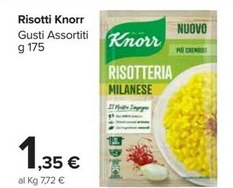 Carrefour Market Knorr Risotteria Alla Milanese 175 G(ml) offerta