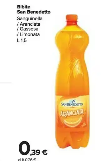 Carrefour Market San Benedetto Aranciata 1500 G(ml) offerta