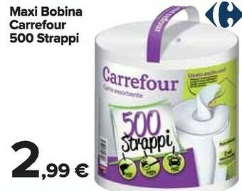 Carrefour Market Carrefour Maxi Bobina 500 Strappi offerta