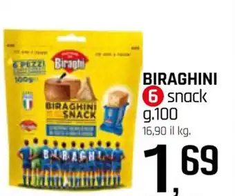 Famila Superstore BIRAGHINI 6 snack g. 100 offerta