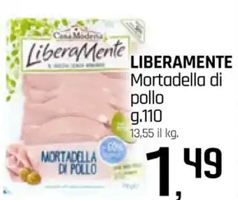 Famila Superstore LIBERAMENTE Mortadella di pollo g. 110 offerta