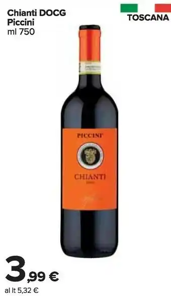 Carrefour Market Piccini Chianti DOCG 750 G(ml) offerta
