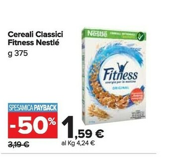 Carrefour Market Nestlè Fitness Cereali 375 G(ml) offerta