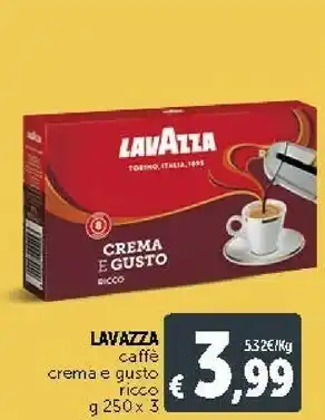 Deco Supermercati Lavazza Caffe Crema E Gusto Ricco offerta