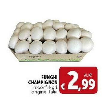 Deco Supermercati Funghi champignon offerta