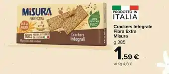 Carrefour Misura Crackers offerta