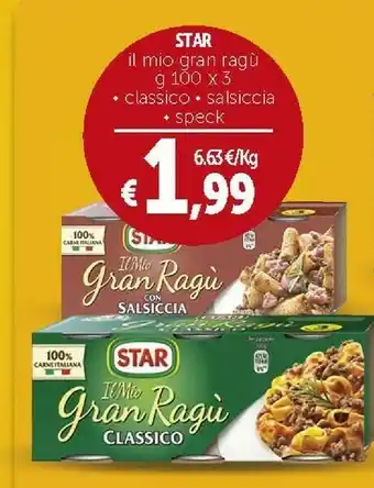 Deco Supermercati Star Ragù offerta