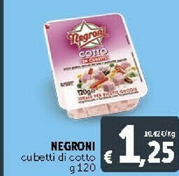 Deco Supermercati Negroni Prosciutto cotto offerta