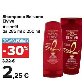 Carrefour L'Oreal Shampoo offerta