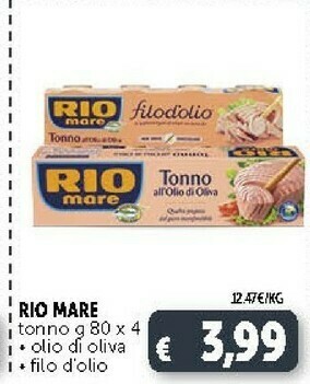 Deco Supermercati Rio Mare Tonno Rio mare offerta