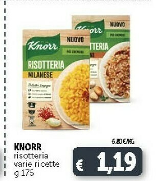 Deco Supermercati Knorr Risotto offerta