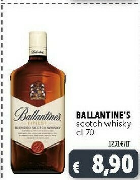 Deco Supermercati Ballantines Scotch whisky offerta
