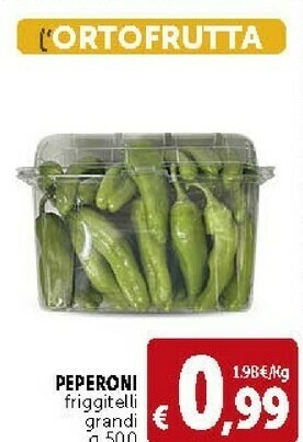 Deco Supermercati Peperoni Friggitelli Grandi offerta
