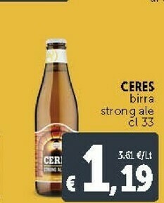 Deco Supermercati Ceres Ceres - Strong Ale 330 g(ml) offerta
