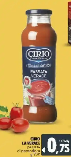 Deco Supermercati Cirio Passata di pomodoro offerta